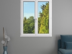 Fenêtre 2 vantaux PVC avec volets roulants monoblocs | Gamme Audace